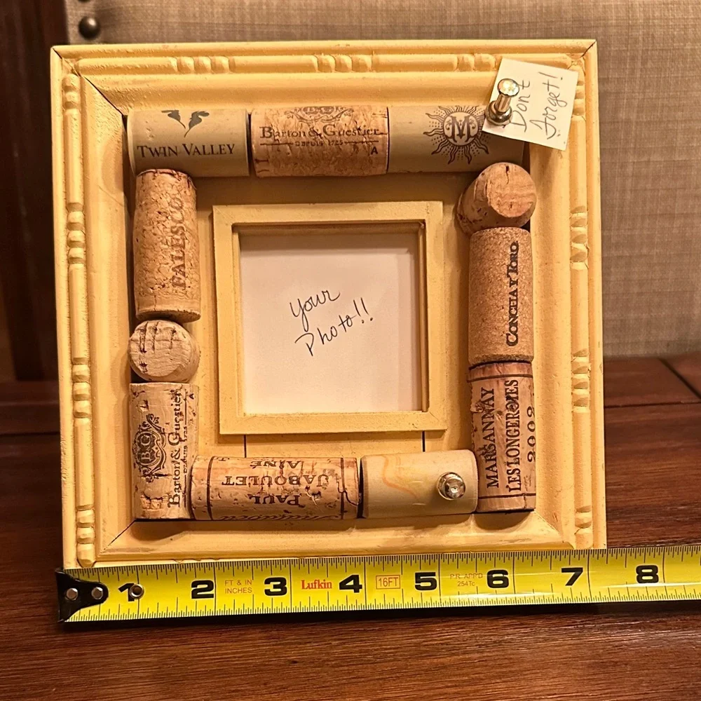 Rustic Cork Photo Frame - Picture 3 of 5